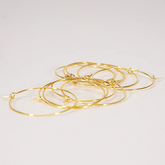 Earring Hoops Gold